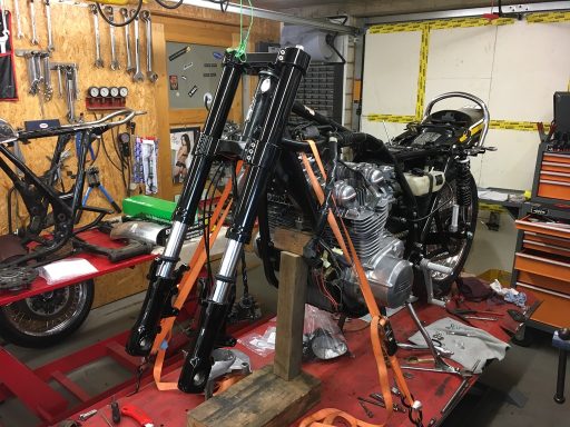 Gabel Service am Green Island Bike